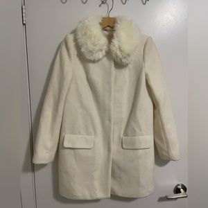 White wool jacket